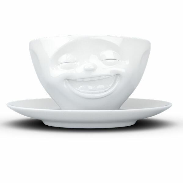 FiftyEight Products Coffee Cup 200ml White - Laughing