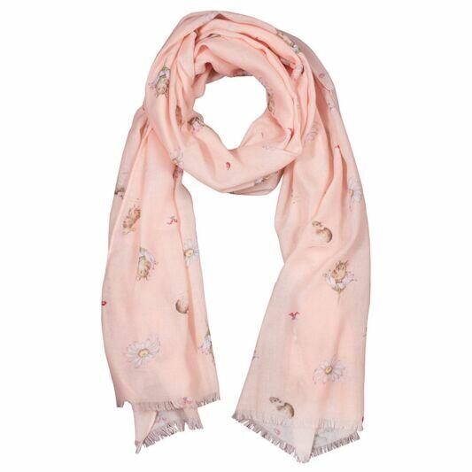 Wrendale Designs Scarf - Mouse and Daisy