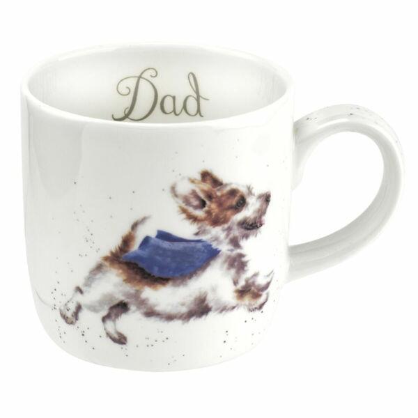 Royal Worcester Wrendale Designs - Mug - Super Dad - Dog