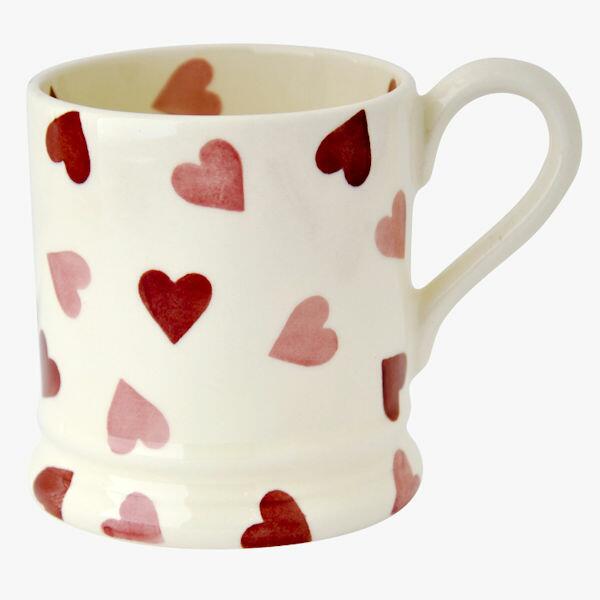 Emma Bridgewater Half Pint Pink Hearts Mug