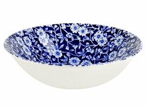 Burleigh Blue Calico Cereal Bowl