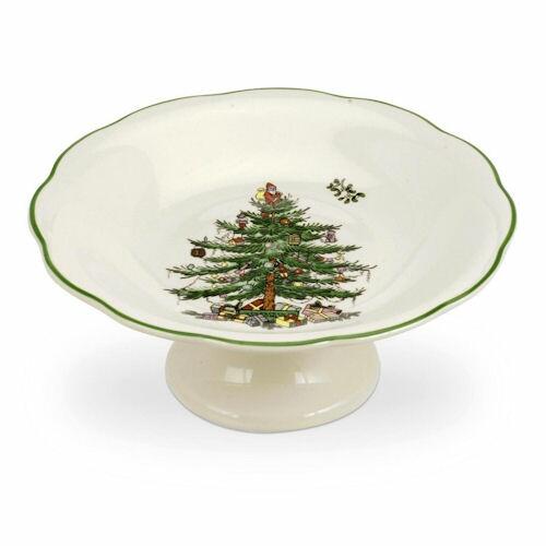 Spode Christmas Tree - Sculpted Footed Candy Dish