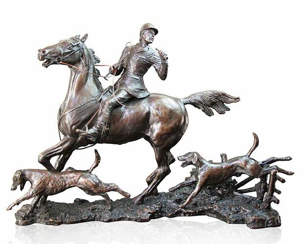 Richard Cooper - Bronze - Doubling The Horn - Hunt - Limited Edition 50