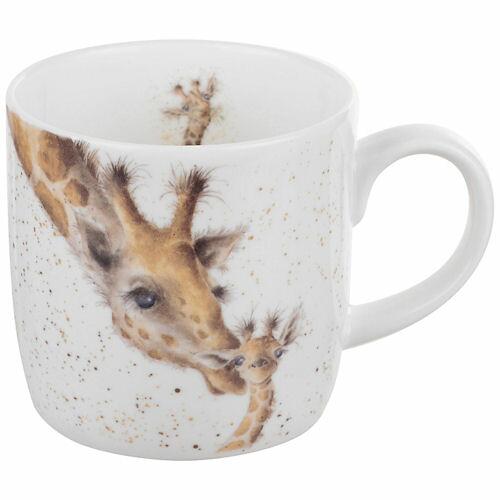 Royal Worcester Wrendale Designs - First Kiss Giraffe Mug