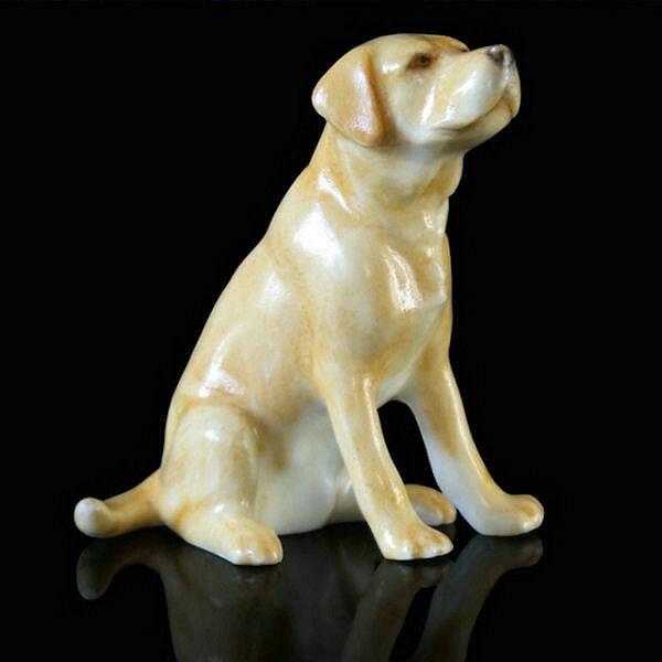 Fine Bone China Labrador Miniature by Keith Sherwin