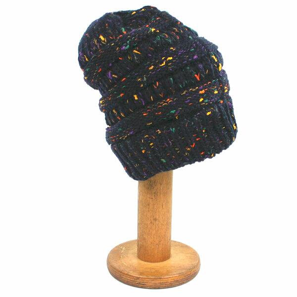 Beanie style Hat with Cosy Lining - Navy Blue