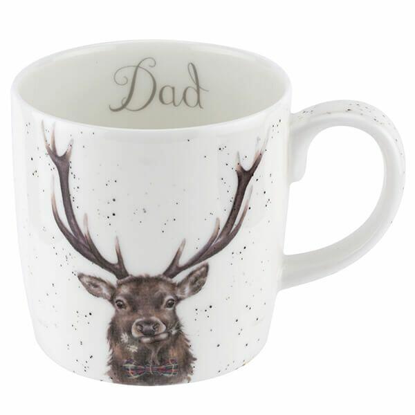 Royal Worcester Wrendale Designs - Large Mug - Dad Stag 0.4L