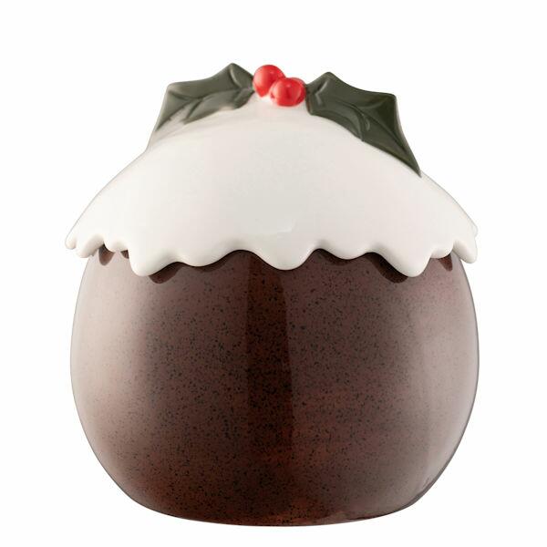 Belleek Living - Christmas Pudding Sweet Jar