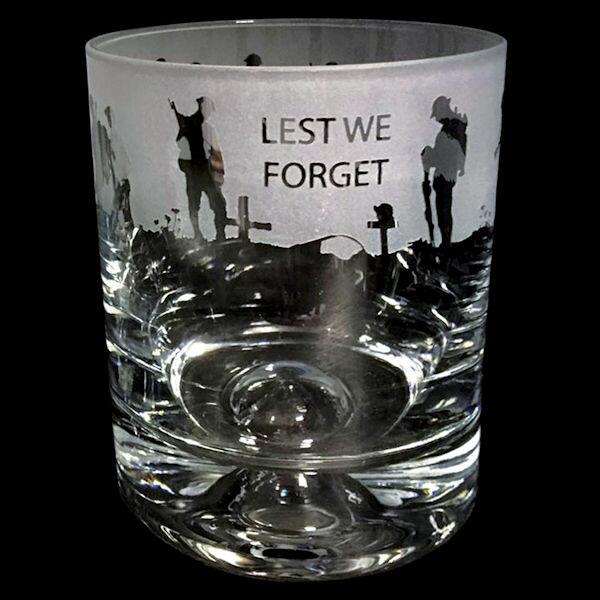 Animo Glass - Lest We Forget Whisky Tumbler