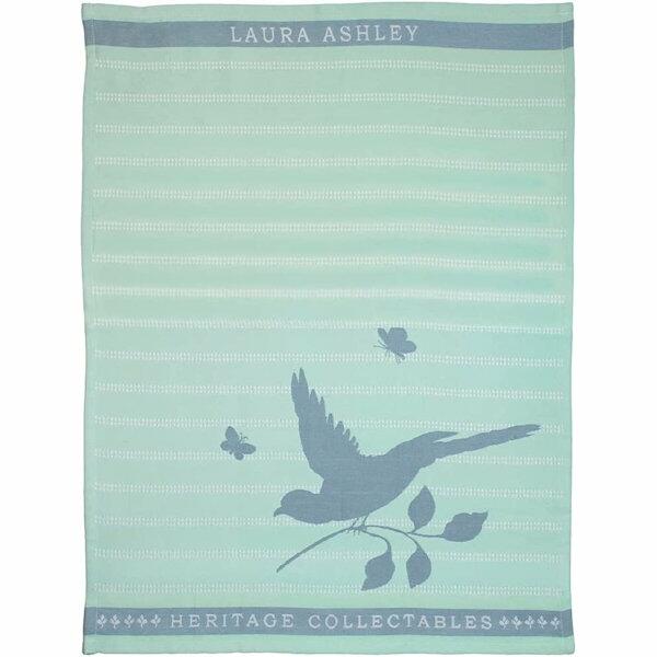 Laura Ashley Tea Towel Mint Bird