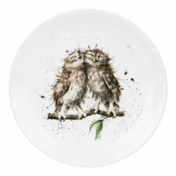 Wrendale - Coupe Plate 20cm 8inch Owls