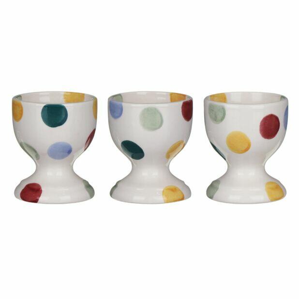 Emma Bridgewater Polka Dot - Set of 3 Egg Cups Boxed