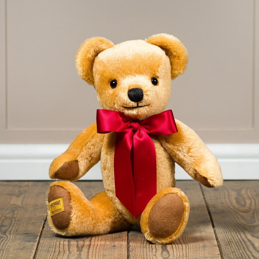 Merrythought London Gold 16 inch Teddy Bear with Growl