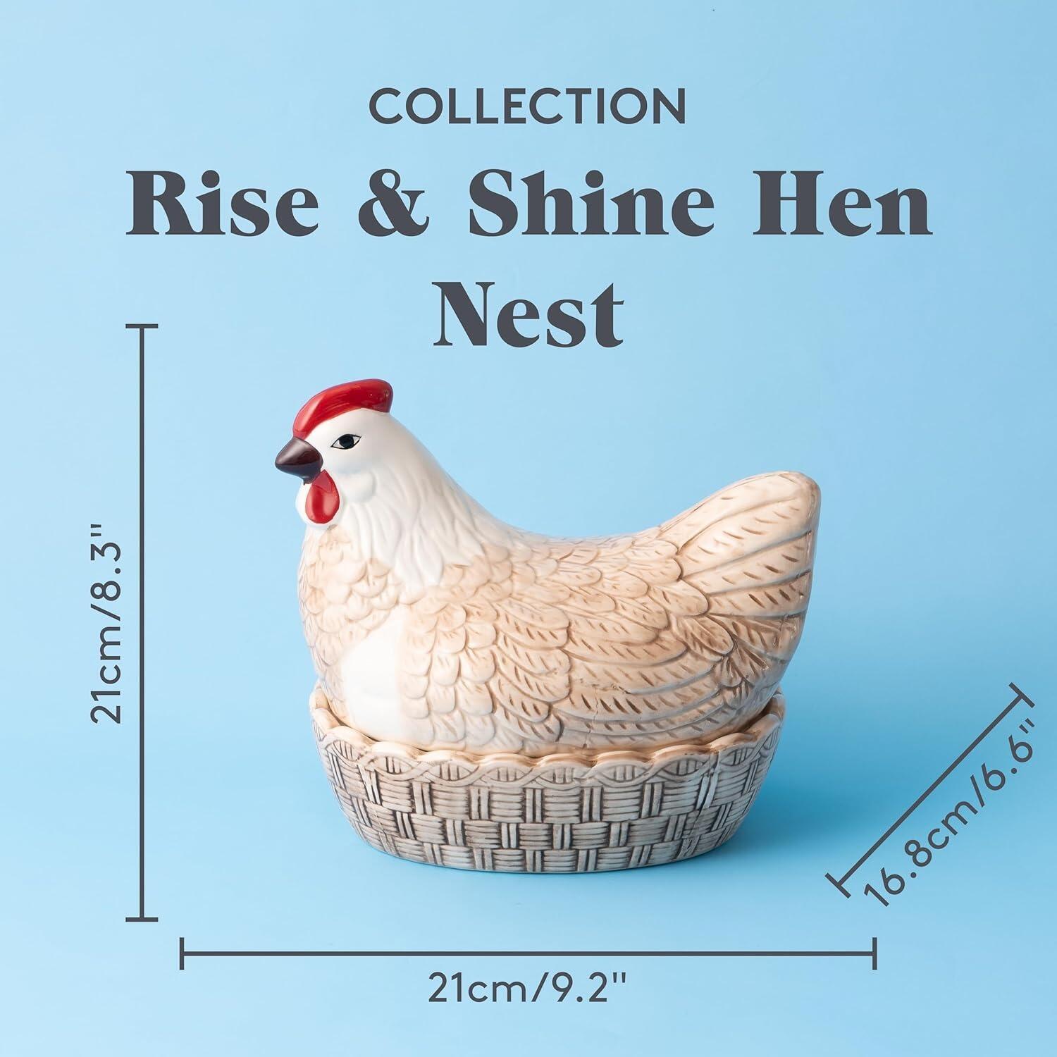 Mason Cash Rise & Shine Hen Egg Nest