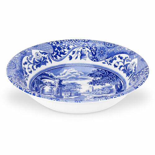 Spode Blue Italian - Cereal Bowl 8 inch