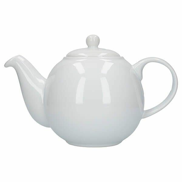 London Pottery Globe Teapot 4 Cup White