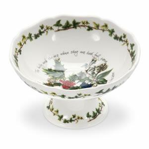 Portmeirion Holly & Ivy Scalloped Dish 14cm
