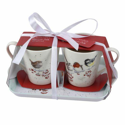 Royal Worcester Wrendale Designs - Christmas Mug and Tray Set