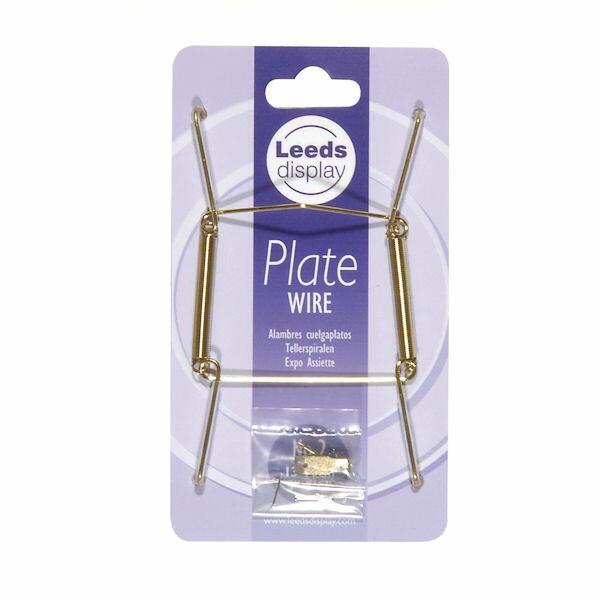 Leeds Display Plate wire No 2 - 13-19cm Brass