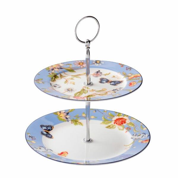 Aynsley Cottage Garden Two Tier Cake Stand