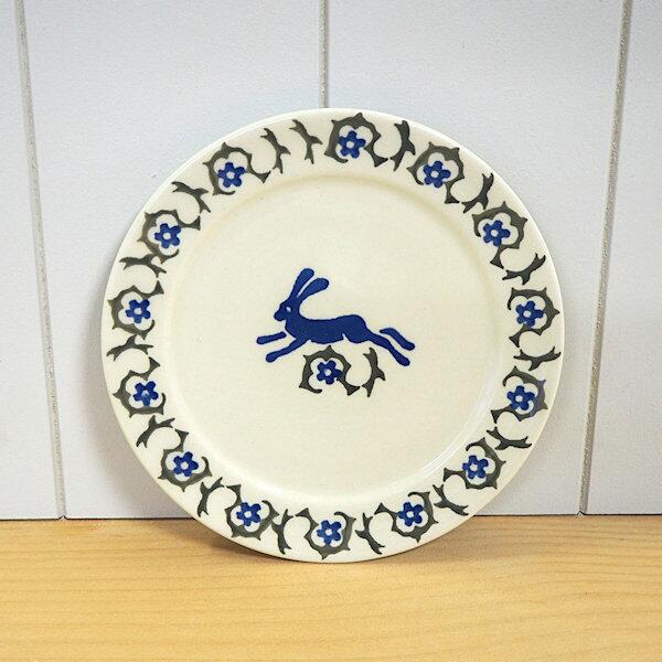 Peregrine Creamware - Blue Hare Tea Plate