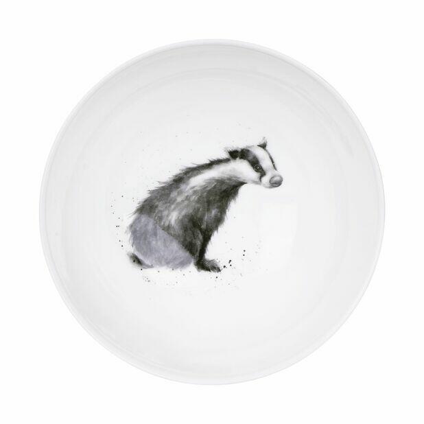 Wrendale - Deep Bowl 15.5cm 6.1inch Badger