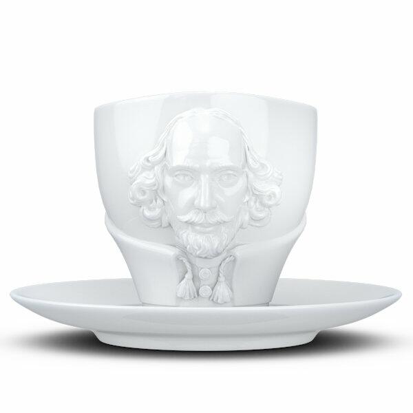 FiftyEight Products Cup & Saucer 260ml - TALENT William Shakespeare