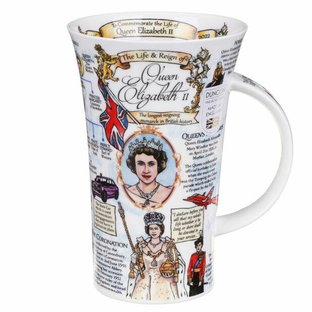 Dunoon Glencoe Shape Mug - The Life & Reign of Queen Elizabeth II