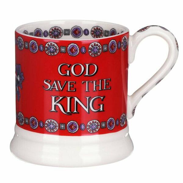 Emma Bridgewater God Save The King Half Pint Mug