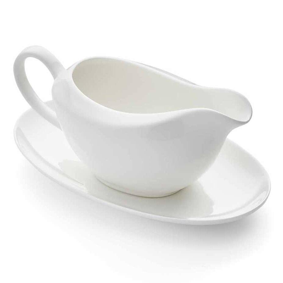 Serendipity Gravy Boat & Stand 0.34L 12 floz