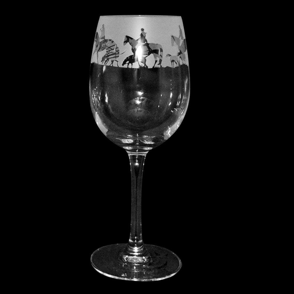 Animo Glass - Crystal Glass Wine Glass 35cl - Hunting