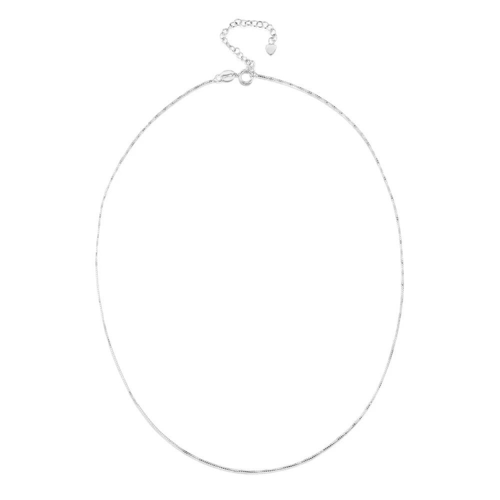 Shrieking Violet Forget Me Not - Large Heart Pendant Necklace in Sterling Silver
