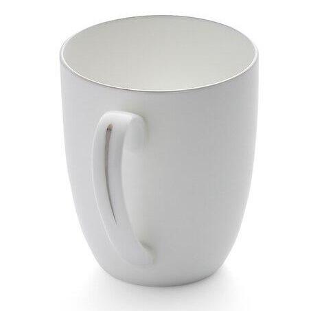 Royal Worcester Serendipity Platinum Barrel Shape Mug 0.35L Set of 4