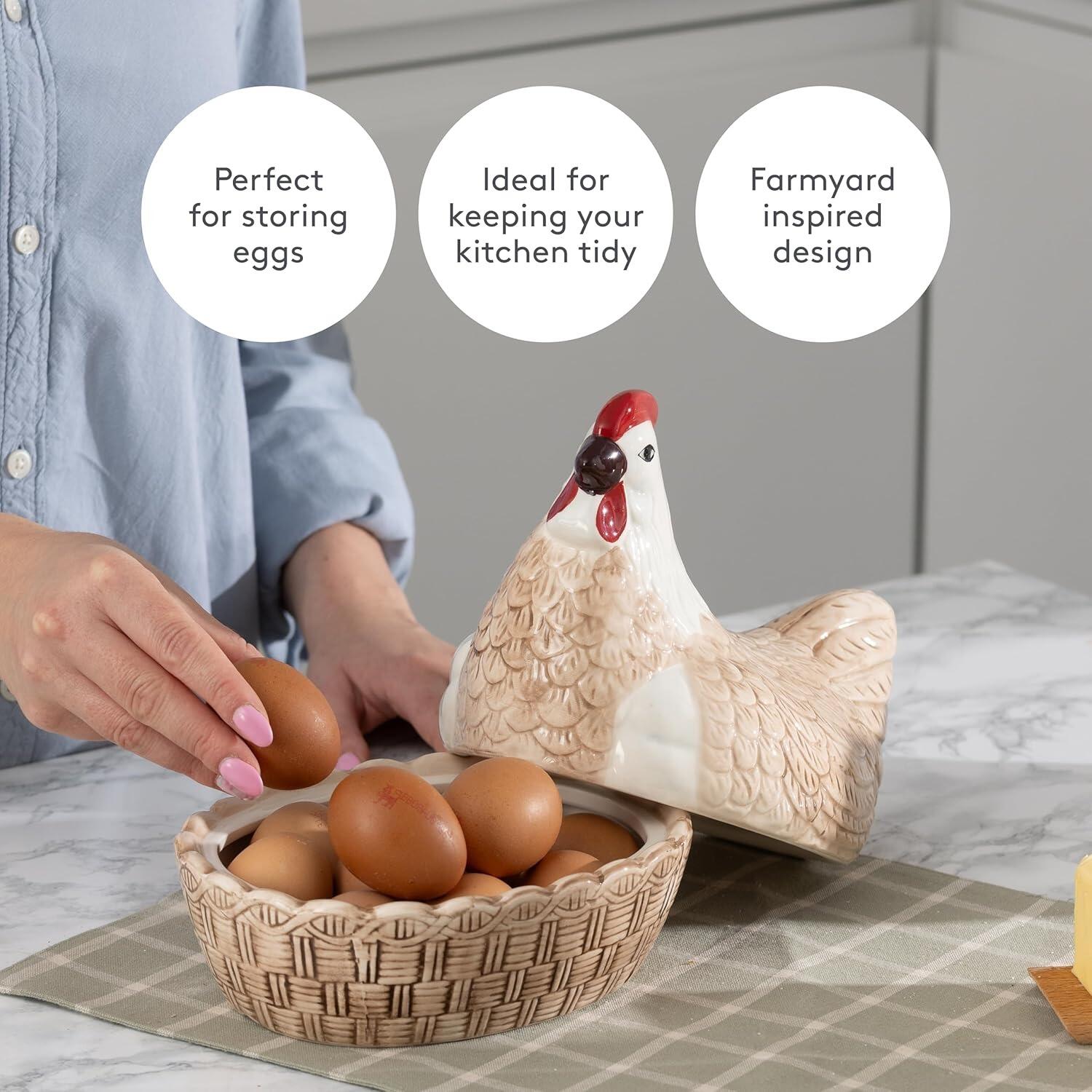 Mason Cash Rise & Shine Hen Egg Nest