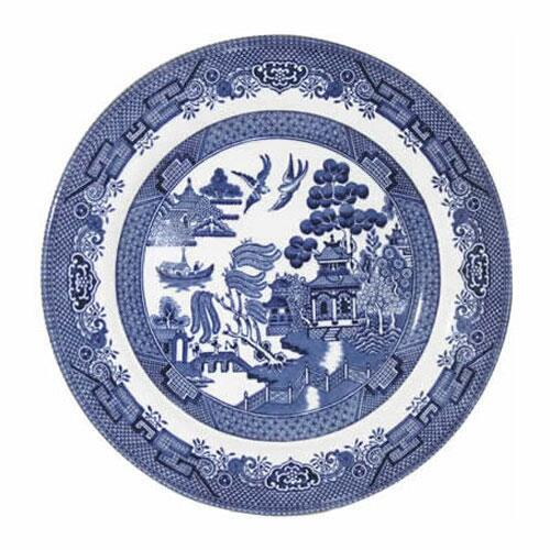 Churchill China Blue Willow Salad Plate 20cm