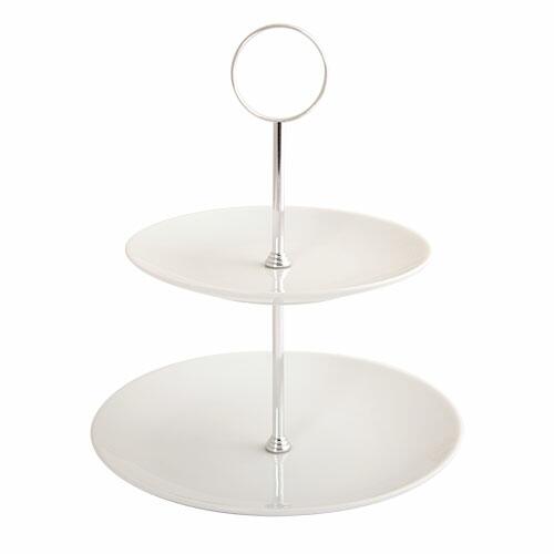 Fairmont & Main - Arctic 2 Tiered Cakestand Small Coupe
