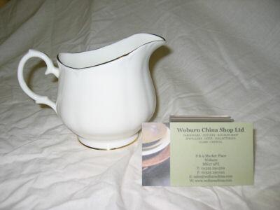 Duchess China Gold Edge - Cream Jug (Coffee) Small Size