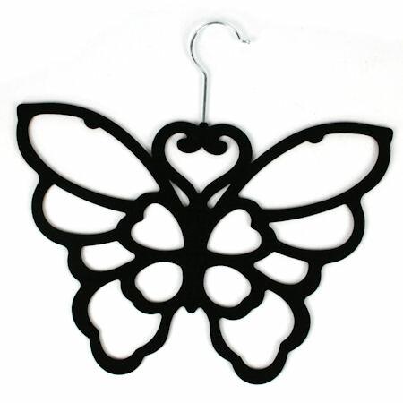 Scarf Hanger - Black Butterfly
