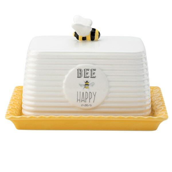 Bee Happy -  Butter Dish
