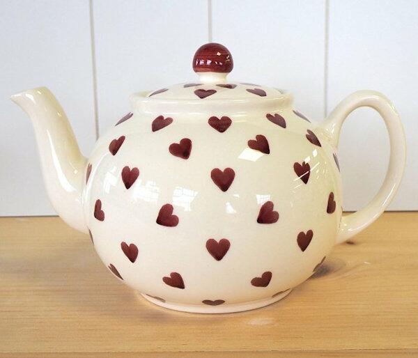 Peregrine Creamware - Queen of Hearts Teapot Large