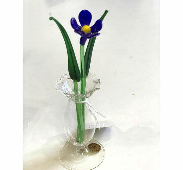 Suffolk Glass Periwinkle - Mini Coloured