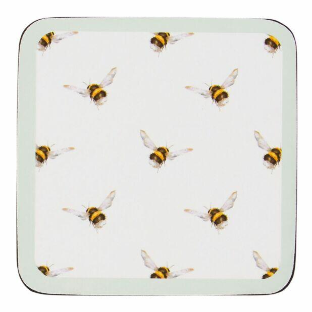 Pimpernel Wrendale Designs - Coasters - Bee - Set of 6