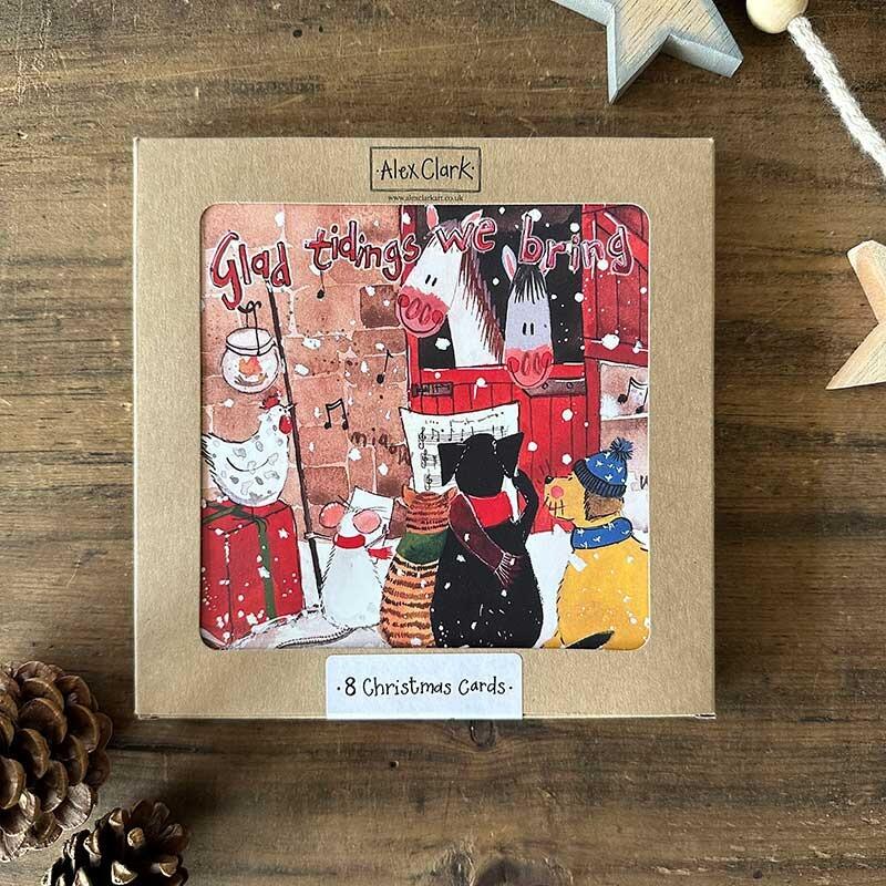 Alex Clark Glad Tidings Box Set of 8 Cards