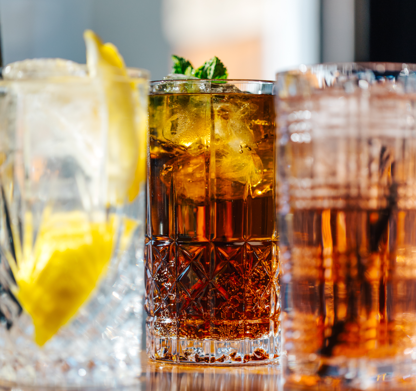 Klink London Camden Crystal Glass Tumbler & Highball Set of 8