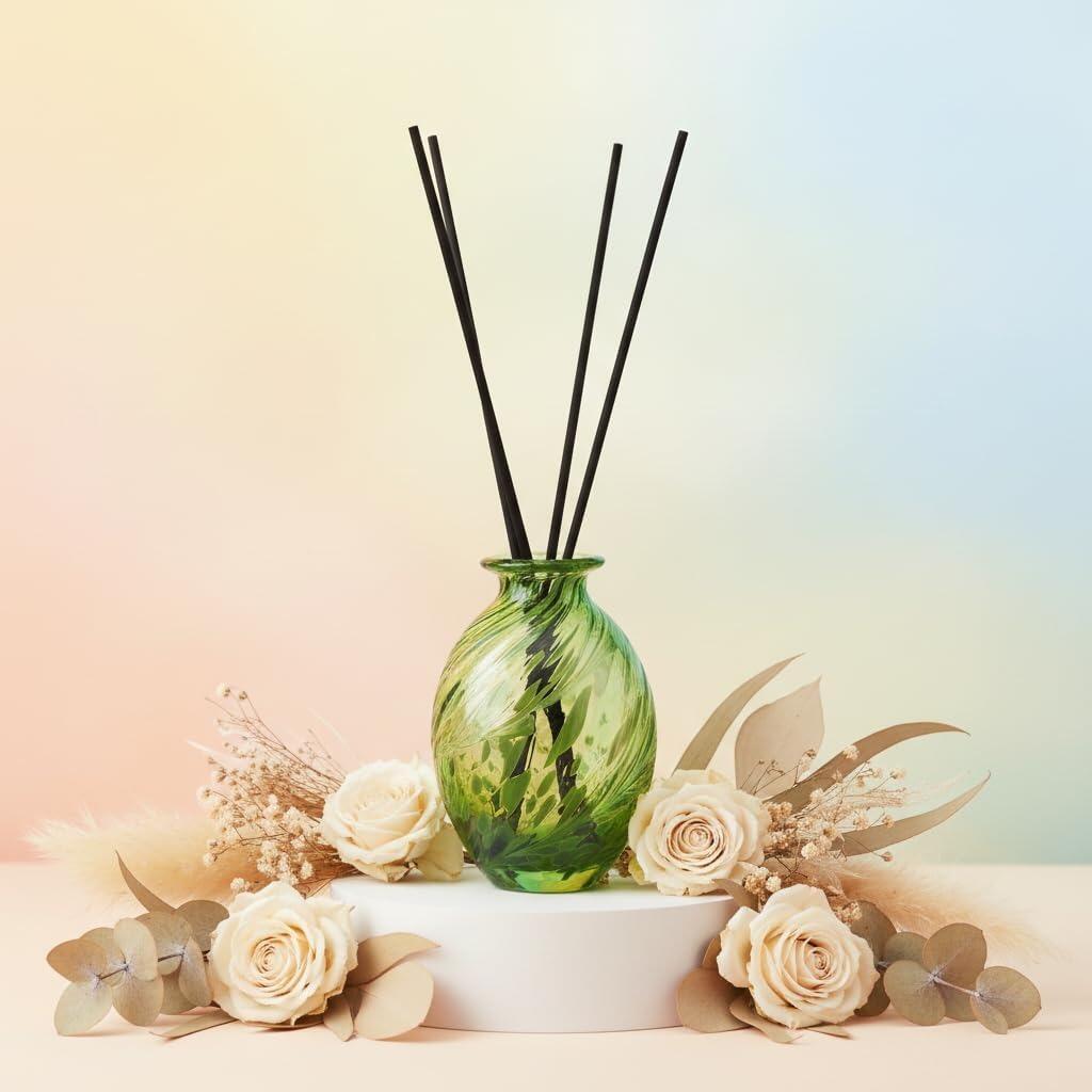 Birthstone Bud Vase / Reed Diffuser with Reeds 14cm - August