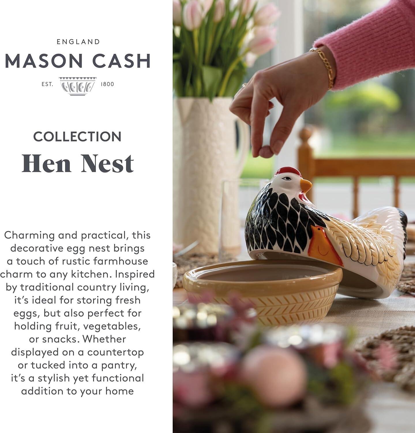 Mason Cash Rise & Shine Hen Egg Nest