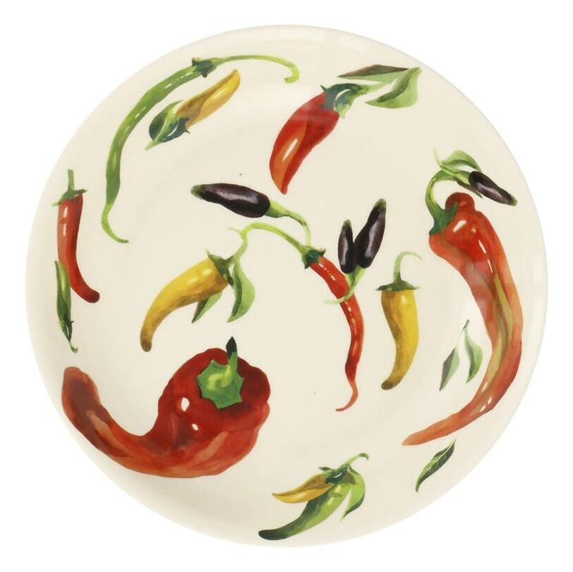 Emma Bridgewater Vegetable Garden Chillies Medium Pasta Bowl 23cm 575ml