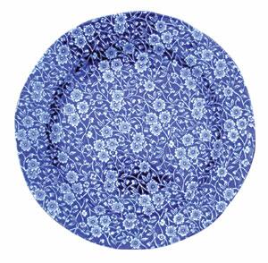 Burleigh Blue Calico Plate 21.5cm 8.5inch