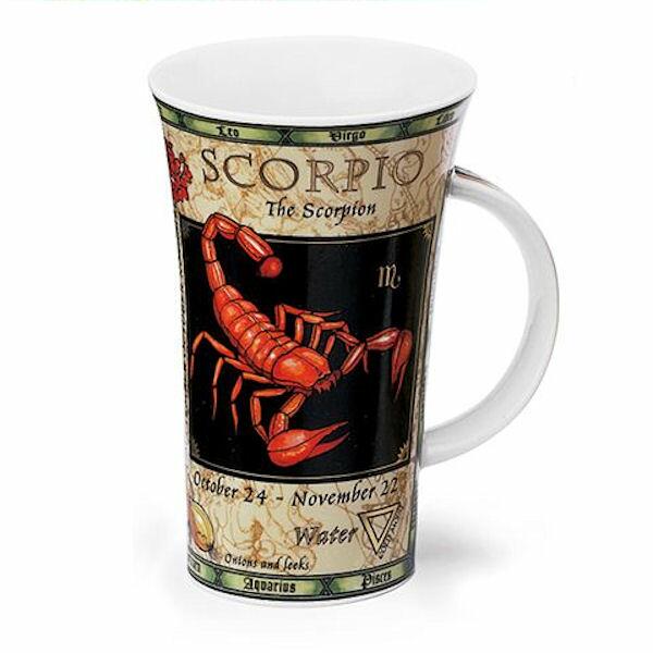 Dunoon Zodiac Scorpio Star Sign Mug - Glencoe Shape