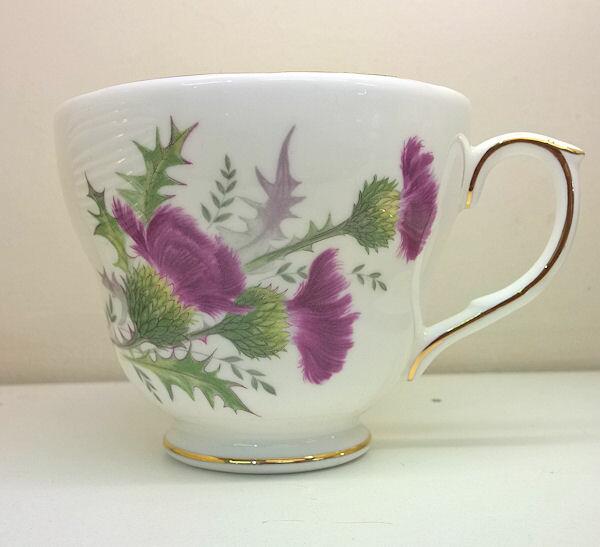 Duchess China Highland Beauty Thistle Breakfast Cup